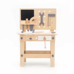Tabli à Outils Jouet Montessori Robincool Workstation 44,5x32,5x66,5 cm en Bois Éco avec