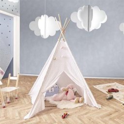 Tipi Décoratif Enfant Blanc Home Deco Kids