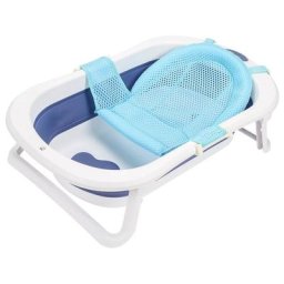 Bébé Baignoire Bébé Nacelle Enfants Pliable Pliable Bain Sûr 3 en 1 0-6 Ans avec Pieds Portable