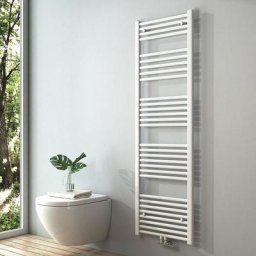 S'afielina - Radiateur à eau chaude Sèche-serviettes Raccordement central - Blanc 160x50 cm 654Watts
