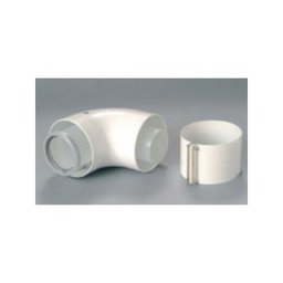 Coude 90º Diamètre 60/100mm Polypropylène
