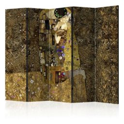 Paravent 5 volets - Golden Kiss ii [Room Dividers] 225x172