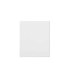 Plaque vierge module large Simon 82 avec centralisations blanches Simon