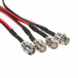 Pour boat dash 4 Témoins Lumineux de Tableau de Bord de Panneau de led de 12v 8mm led pour des