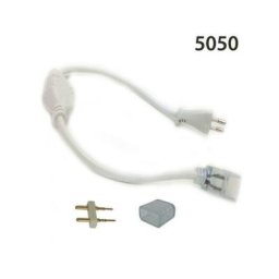 Cable avec connecteur femelle et capuchon pour bande led 5050 220v accessoire bande