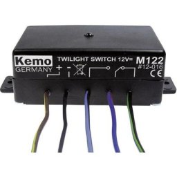 Kemo - Interrupteur crépusculaire (kit monté) M122 12 v/dc 1 pc(s)
