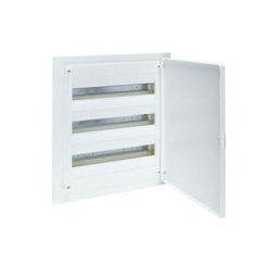 Hager - VF318PES vf golf panneau électrique encastré 3 rangées 54 modules porte blanche bande qc