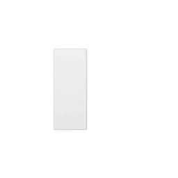 Plaque aveugle module étroit Simon 82 avec centralisations blanches Simon