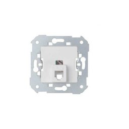 Mécanisme Simon 75 prise téléphonique avec 6 connexions blanc neige - SIMON