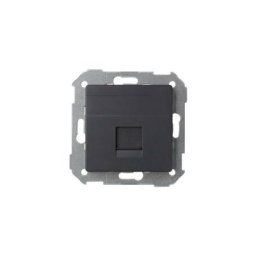 Capot d'ordinateur 1 prise RJ45 graphite Simon 82005-38