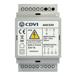 Cdvi - Alimentation à découpage 35 a 12V dc Rail din 3 modules
