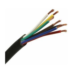 Oc-pro - cable electrique auto souple 7 fils de 0,75 a 1,5 mm² - 7 x 1 mm² (50 m)