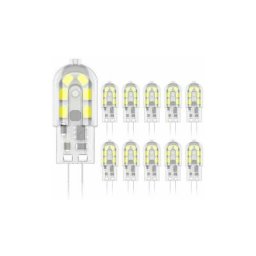Ampoule led G4 2W, ampoules halogènes équivalentes 20W, blanc froid 6000k, 200Lm, 12x smd, 12V
