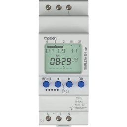Horloge programmable Theben 6010130 simplexa 601 top li 1 chanel