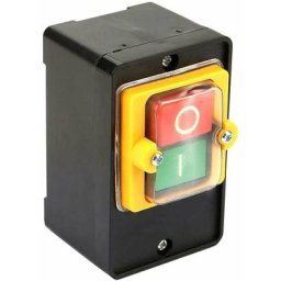 Interrupteur à bouton Interrupteur de démarrage et d'arrêt du moteur AC220V/380V 10A bouton