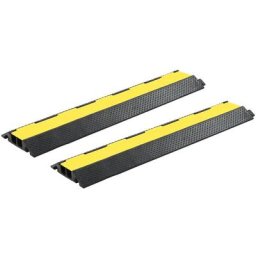 Rampes de protection de câble 2 pcs 2 canaux caoutchouc 101,5cm vidaXL - N/A