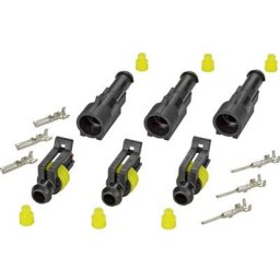Te Connectivity - Set Superseal série AMP-Superseal 1.5mm 30S002 Nbr total de pôles 1 Pas: 6 mm 1