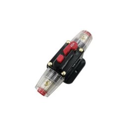 Disjoncteur 40A, porte-fusible en ligne 12V-24V dc, commutateur de réinitialisation manuelle
