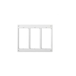 Châssis porte-mécanisme 500 cima avec 3 modules boîte de sol blanc Simon