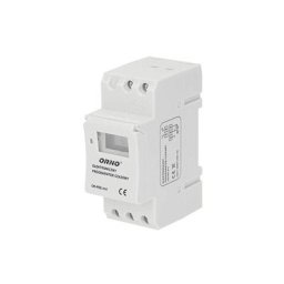 Module rail din avec programmateur et écran lcd Orno