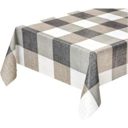 Emmevi - Nappe de Cuisine Résistante aux Taches Moderne Tissu Ciré Plastifié Housse de Table de