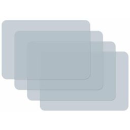 Set de table Transparent, 4 pièces 4 pcs