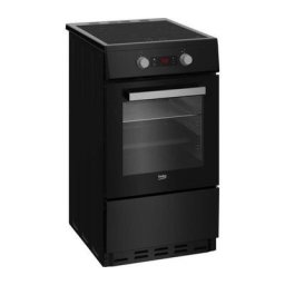 Cuisiniere Beko FSE58301BC - 50cm - 3 Inductions - Multifonction - 6 Fonctions dont Chaleur brassée
