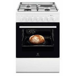 Electrolux - Cuisinière mixte Électrique 57L 60cm, LKM624088W - Blanc