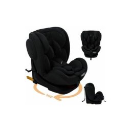 Siège auto Siège auto pour enfants rotatif à 360° Isofix 0-36 kg Noir - Noir - Fablekids