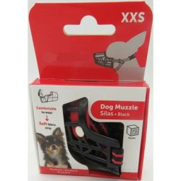 Animallparadise - Muselière 27-34 cm silas xxs noir pour petit chien. Noir