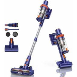Aspirateur sans Fil, 400W/33000Pa Aspirateur Balai sans Fil Puissant avec Écran Tactile, Jusqu'à 50