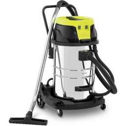 Aspirateur eau et poussière Aspirateur eau et poussiere 16 kPA 2000 w 75 l - Noir, Argent, Jaune