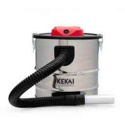 Kekai - Aspirateur Souffleur à Cendres Léger 18L Trajano 1200W Filtre hepa Lavable en Acier Couleur