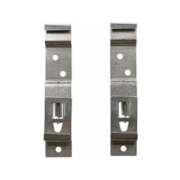 2x Support de plaque d'immatriculation à ressort pour remorque en acier Pince Clip Minéralogique