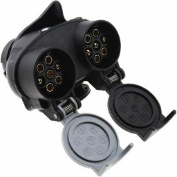 Prise de remorque 13 à 7 broches 12N 12S double adaptateur convertisseur prise européenne pour