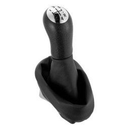 Pour renault clio levier de vitesse handball + cadre cuir pommeau de levier de vitesse plastique