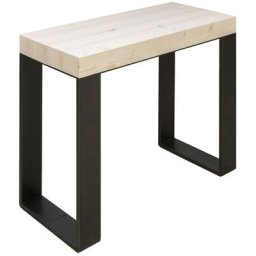 Console Tecno Sapin Nature cadre Anthracite