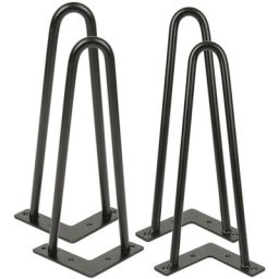 Dyhf - Pieds de table en épingles à cheveux – set de pieds de table en épingles à cheveux (4