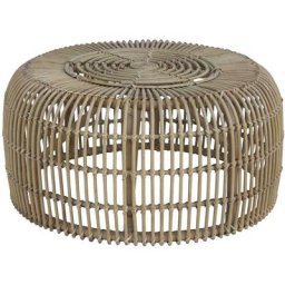 Table d'Appoint Rotin Naturel Chillvert Parma 83x40 cm Rond
