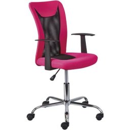 Dons Chaise de bureau, rose, noir. - Rose