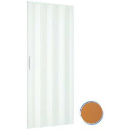 Pinto - Porte accordéons pliante intérieur en kit en pvc mod. Simona Douglas 82x210 cm