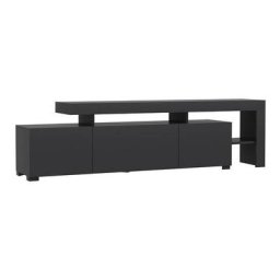 Meuble Tv design avec led Jasir L192cm Anthracite - Anthracite