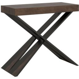 Console Diago Small Noyer cadre Anthracite