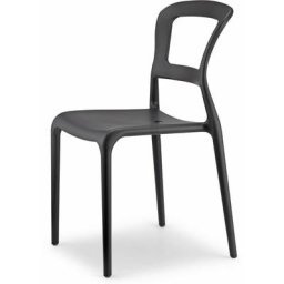 6 Chaises design pepper - Lot de 6 - déco - Gris