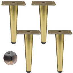 Lot de 4 pieds de meuble, pied de canapé inclinable, pied de table, pieds de meuble, pieds en métal