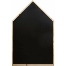 Atmosphera - Tableau ardoise en forme de maison - Noir - l 75,5 x h 116,5 cm - Collection enfance