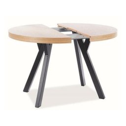 Table à manger extensible avec 3 plateaux supplémentaires en bois - 12 couverts - l 100/250 x l 100