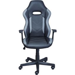 Myrthe Chaise de bureau, noir et gris. - Noir