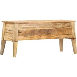 Vidaxl - Boîte de rangement 99x35x48 cm Bois de manguier solide Brun