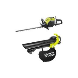 Ryobi - Pack Taille-haies thermique - RHT25X55R - Souffleur aspiro-broyeur électrique 3000W